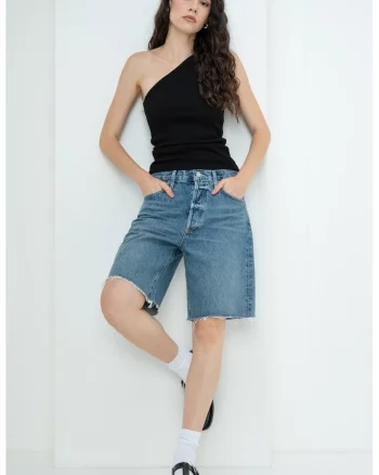 Bermude din denim, Albastru deschis