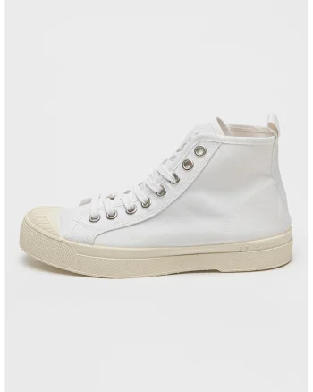 Tenisi high-top cu varf intarit Stella, Alb
