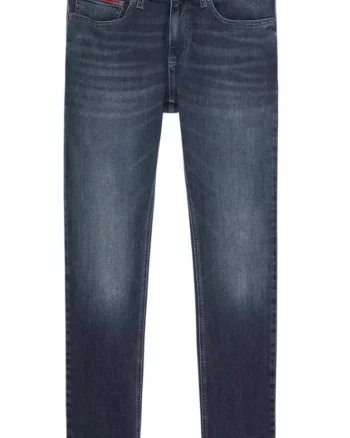 Blugi slim fit cu aspect decolorat Scanton,