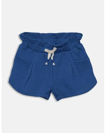 Pantaloni scurti cu talie ajustabila, Bleumarin