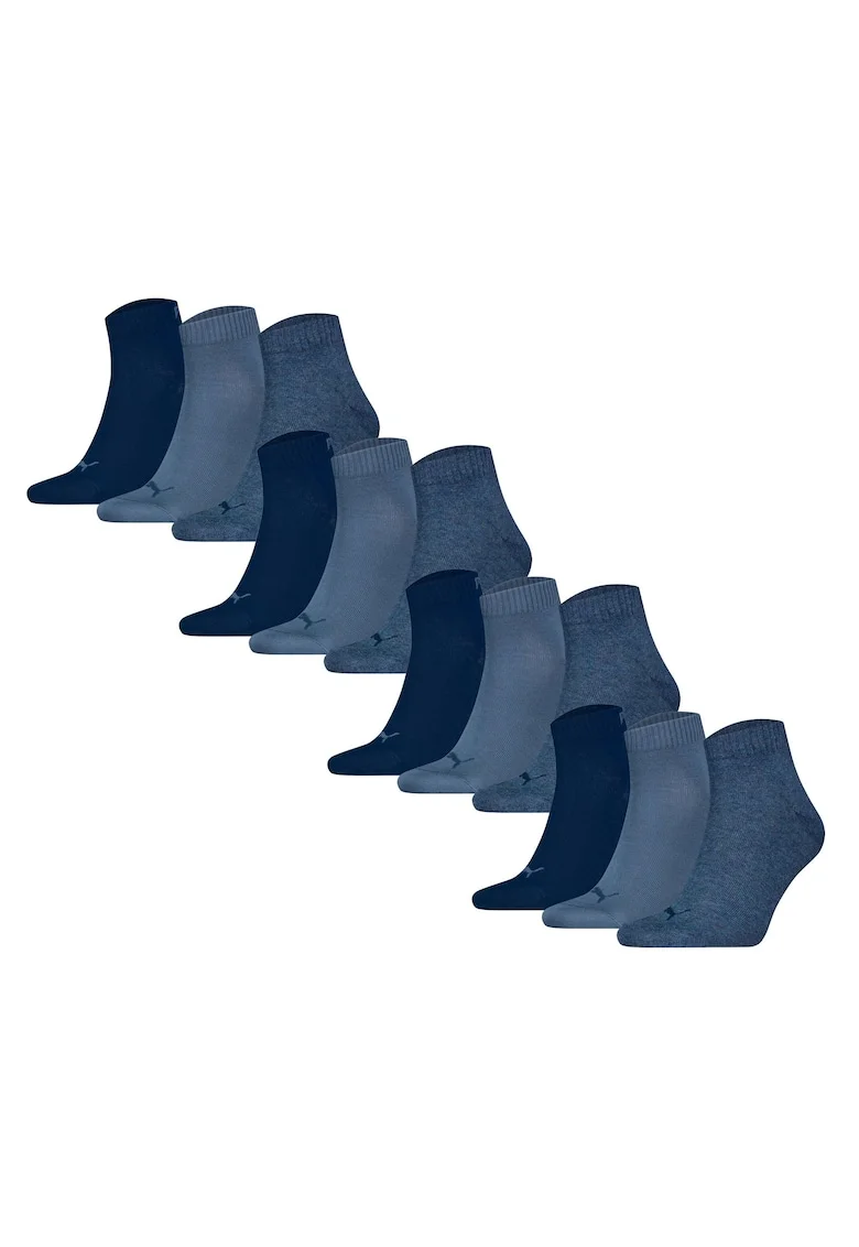 Set de sosete scurte unisex - 12 perechi, Albastru
