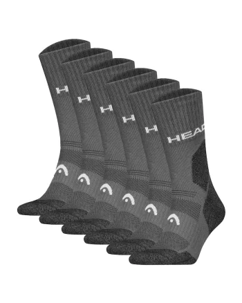 Set de sosete unisex pentru drumetii - 6 perechi, Gri
