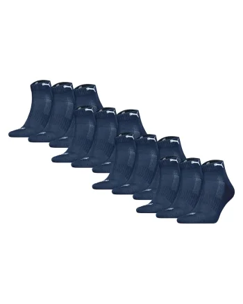 Set de sosete scurte unisex cu amortizare - 12 perechi, Albastru