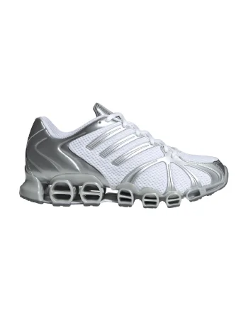 Pantofi sport Mega Ghostride cu talpa wedge, Alb/Argintiu