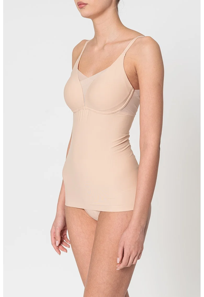 Top modelator cu bretele ajustabile Smart, Nude