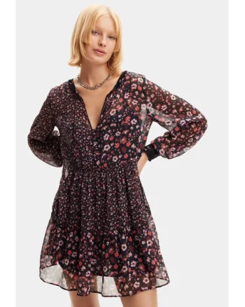Rochie dama,  76718, Negru, Poliester
