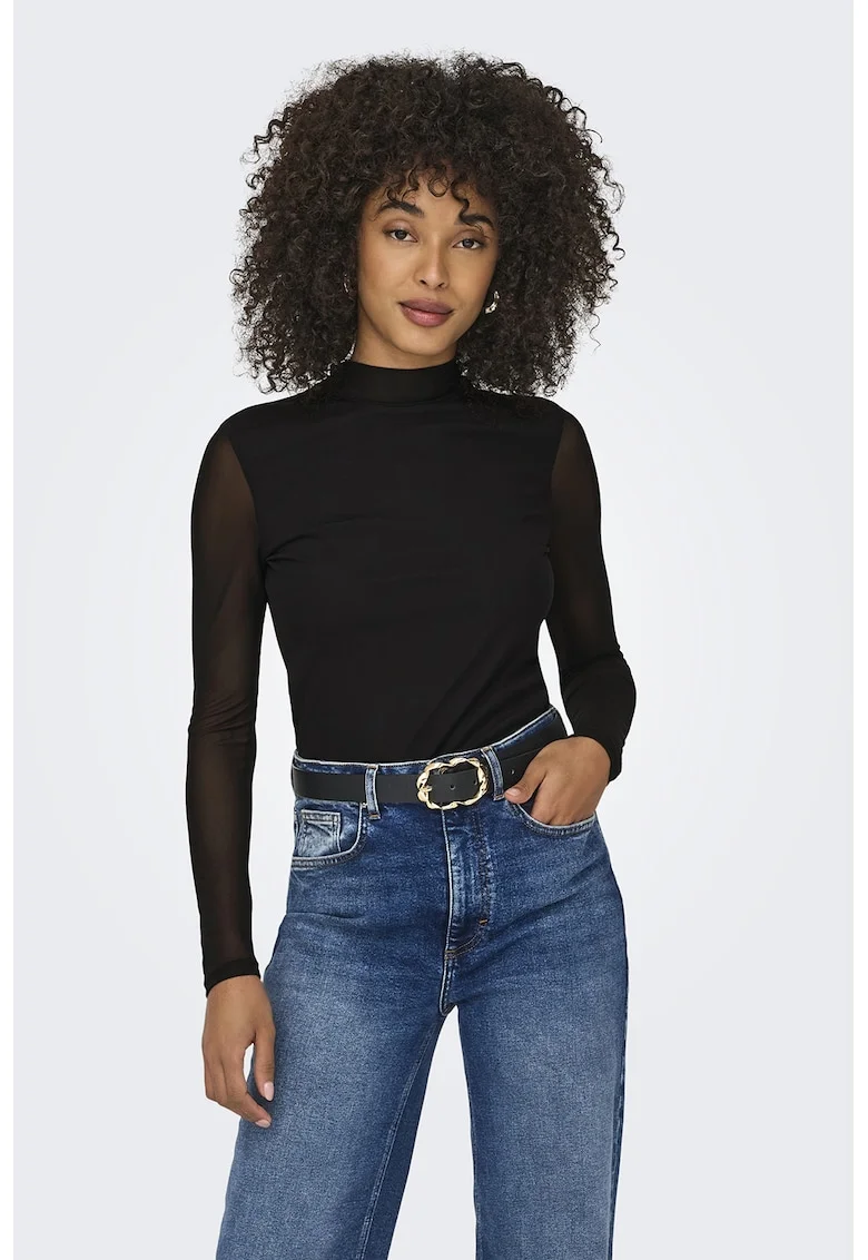 Bluza de plasa Erica, Negru