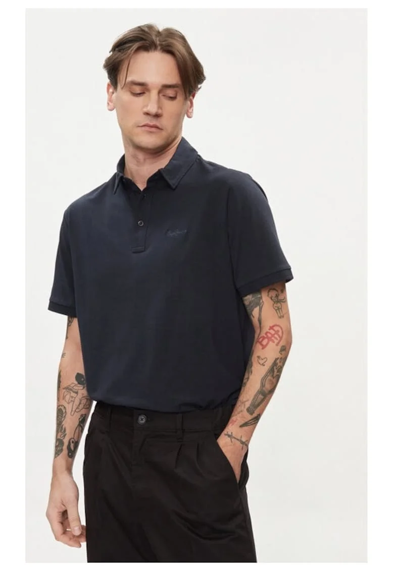 Tricou barbati,  665012, Bleumarin, Bumbac