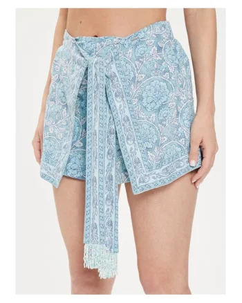Pantaloni dama,  79989, Bumbac, Albastru