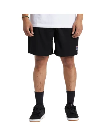 Pantaloni scurti  Poliester, Negru, Negru