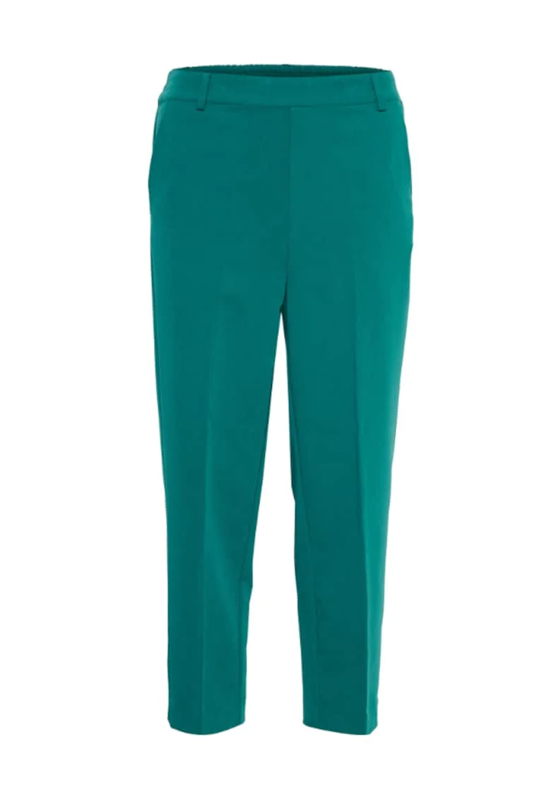 Pantaloni dama,  302985906, Poliester, Verde