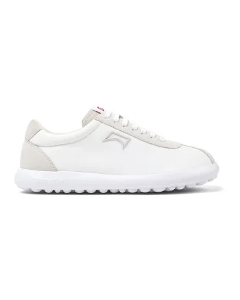 Pantofi sport cu insertii de piele intoarsa Pelotas XLite, Alb