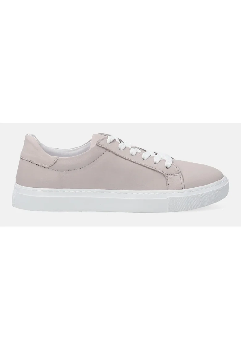 Pantofi sport de piele cu talpa plata