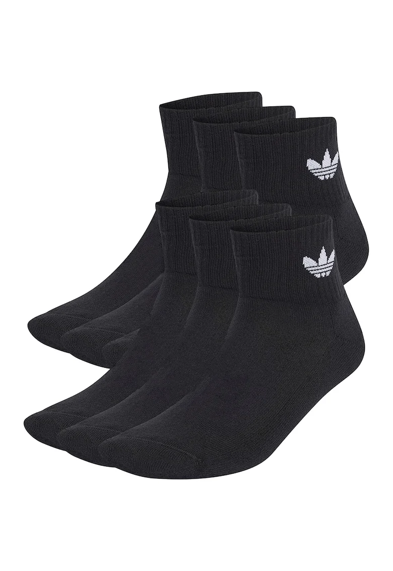Set de sosete scurte unisex Daily Essentials - 6 perechi, Gri antracit