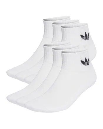 Set de sosete scurte unisex Daily Essentials - 6 perechi, Alb