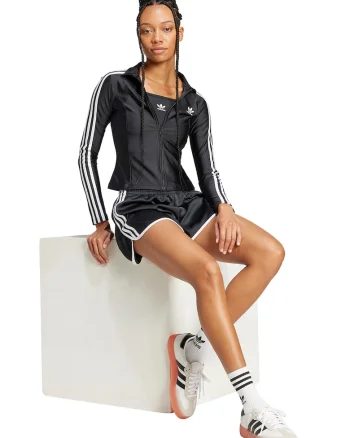 Bluza de trening slim-fit Adicolor 3-Stripes, Negru