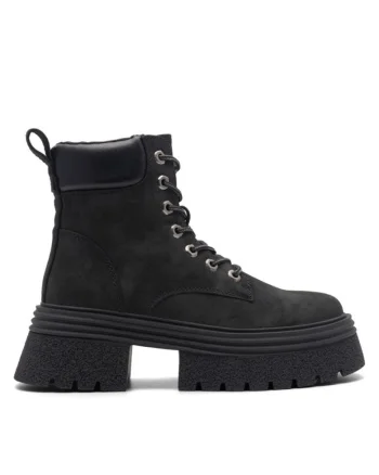 Botine dama,  590558804866437, Piele ecologica, Negru