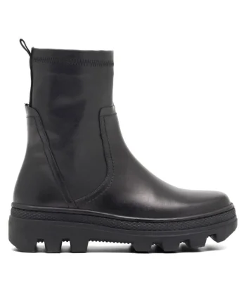 Botine dama,  590558800778436, Piele ecologica/Sintetic, Negru