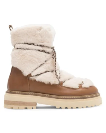 Botine dama,  590558810154337, Piele naturala, Maro