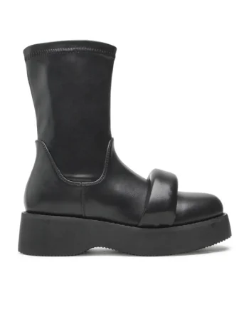 Botine dama,  590486221811341, Sintetic, Negru