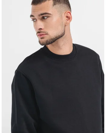 Bluza de trening cu decolteu la baza gatului Urban, Negru