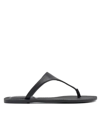 Sandale dama,  590486277395735, Piele ecologica, Negru