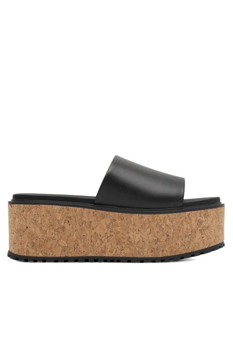 Sandale dama,  590486284472541, Piele naturala, Negru