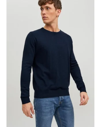 Pulover barbati,  32825, Bumbac, Bleumarin