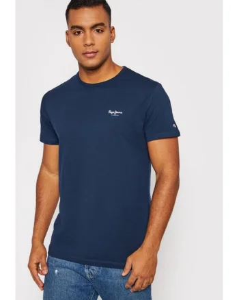 Tricou barbati,  9274, Bumbac, Bleumarin