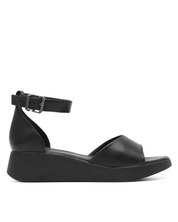 Sandale dama,  590558844431237, Piele naturala, Negru