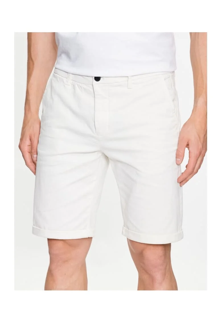 Pantaloni barbati,  72108, Bumbac, Alb