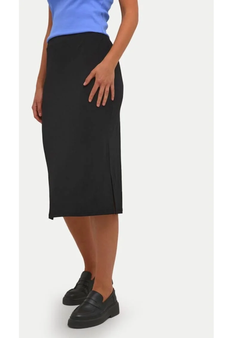 Fusta dama,  582067, Negru, Poliester