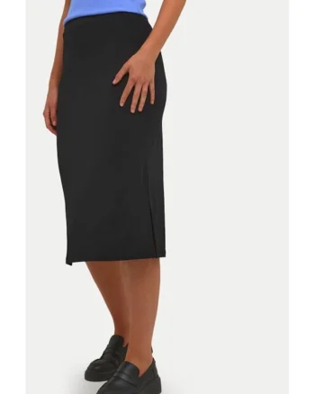 Fusta dama,  582067, Negru, Poliester