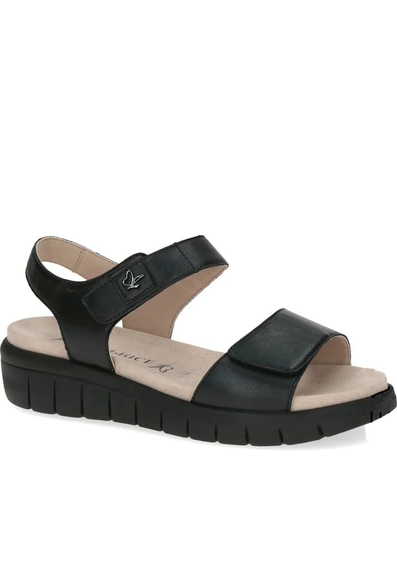 Sandale dama  Piele naturala, negru, Negru