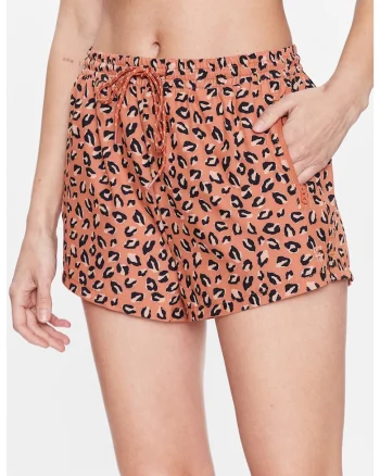 Pantaloni scurti dama,  Poliester, Portocaliu