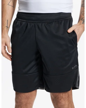Pantaloni scurti  pentru barbati, Poliester, Negru, Negru