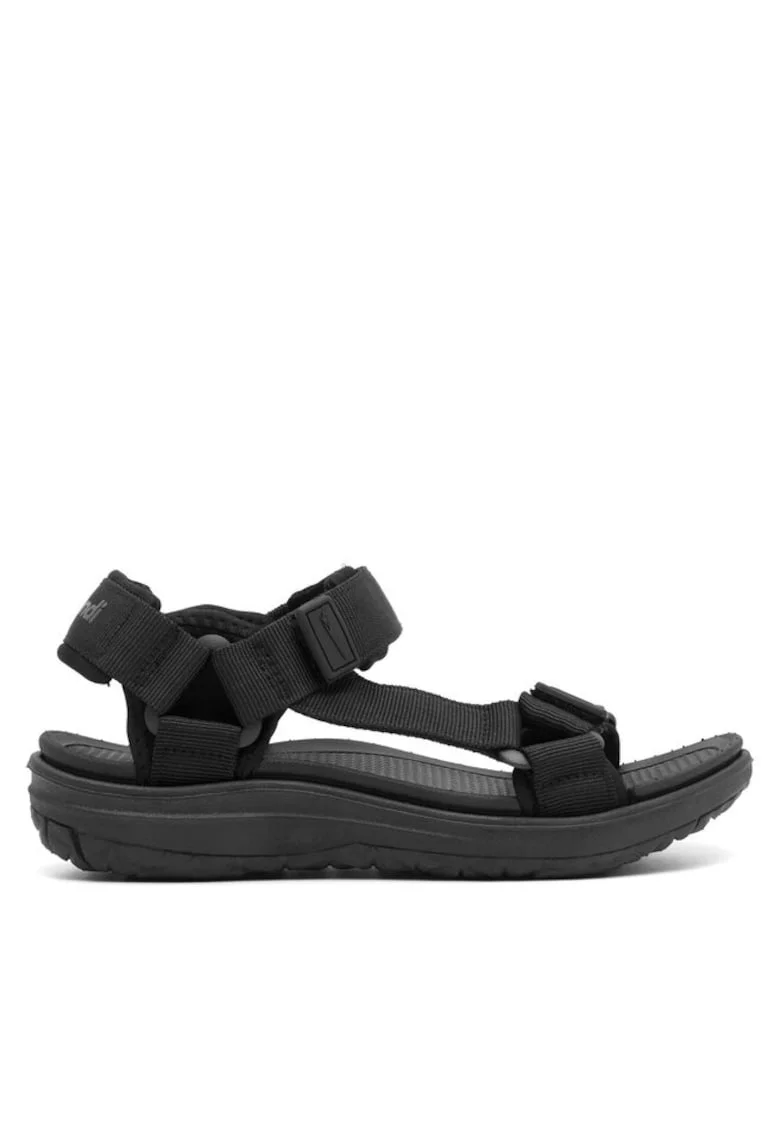 Sandale dama,  590558834216836, Textil, Negru