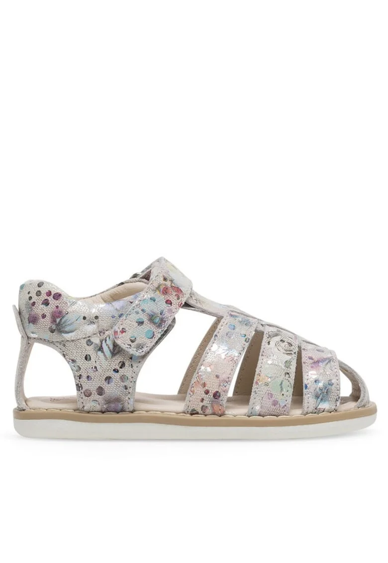 Pantofi copii, 76580,  Piele naturala, Argintiu