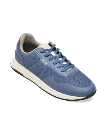 Pantofi sport BOSS albastri, 3962, din material textil