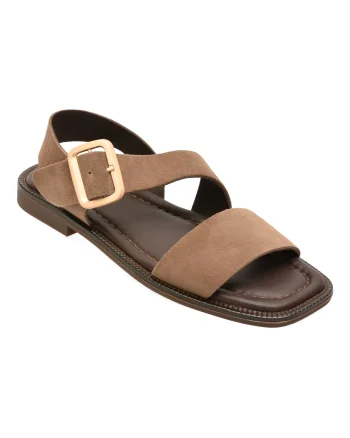 Sandale GRYXX gri, 5001690, din piele intoarsa