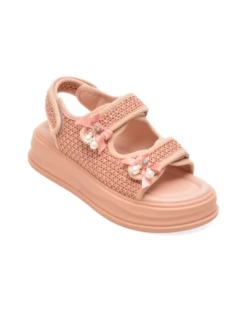 Sandale GRYXX roz, 7163, din piele ecologica