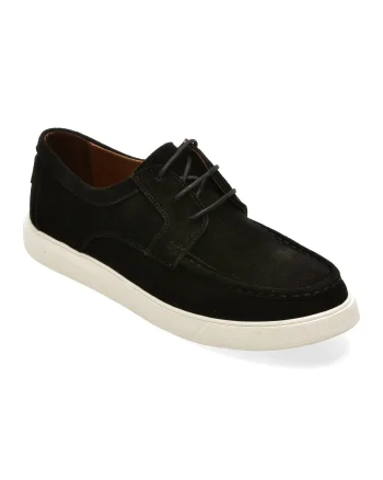 Mocasini BITE THE BULLET negri, RM118, din piele intoarsa