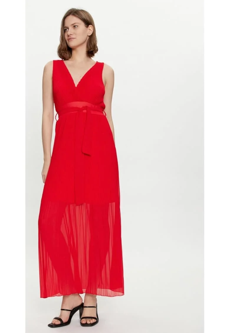Rochie dama,  80180, Rosu, Poliester