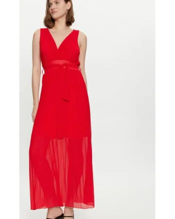 Rochie dama,  80180, Rosu, Poliester