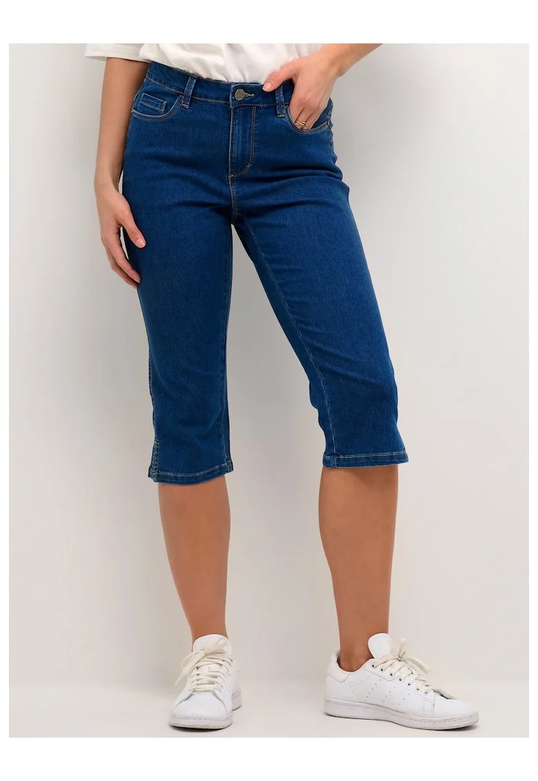 Pantaloni scurti dama,  Bumbac, Albastru