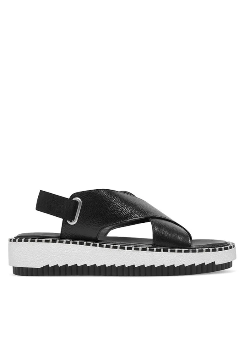 Sandale dama, 2534,  Piele naturala, Negru