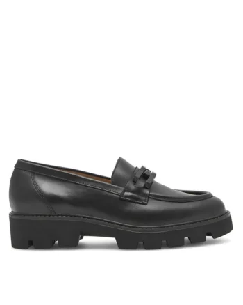 Tenisi dama,  590558839887539, Piele naturala, Negru