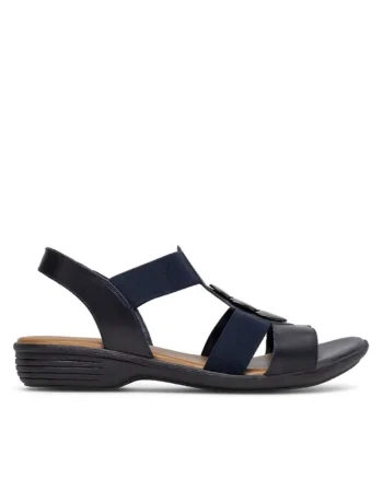 Sandale dama,  Piele naturala, Bleumarin, Bleumarin