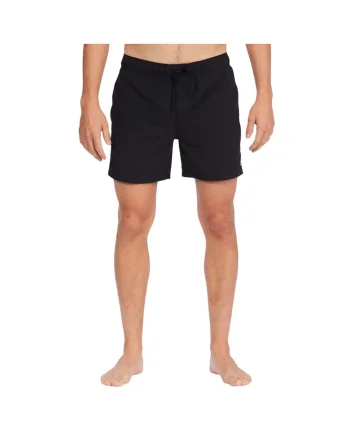 Costum de baie barbati,  Poliester, Negru, Negru