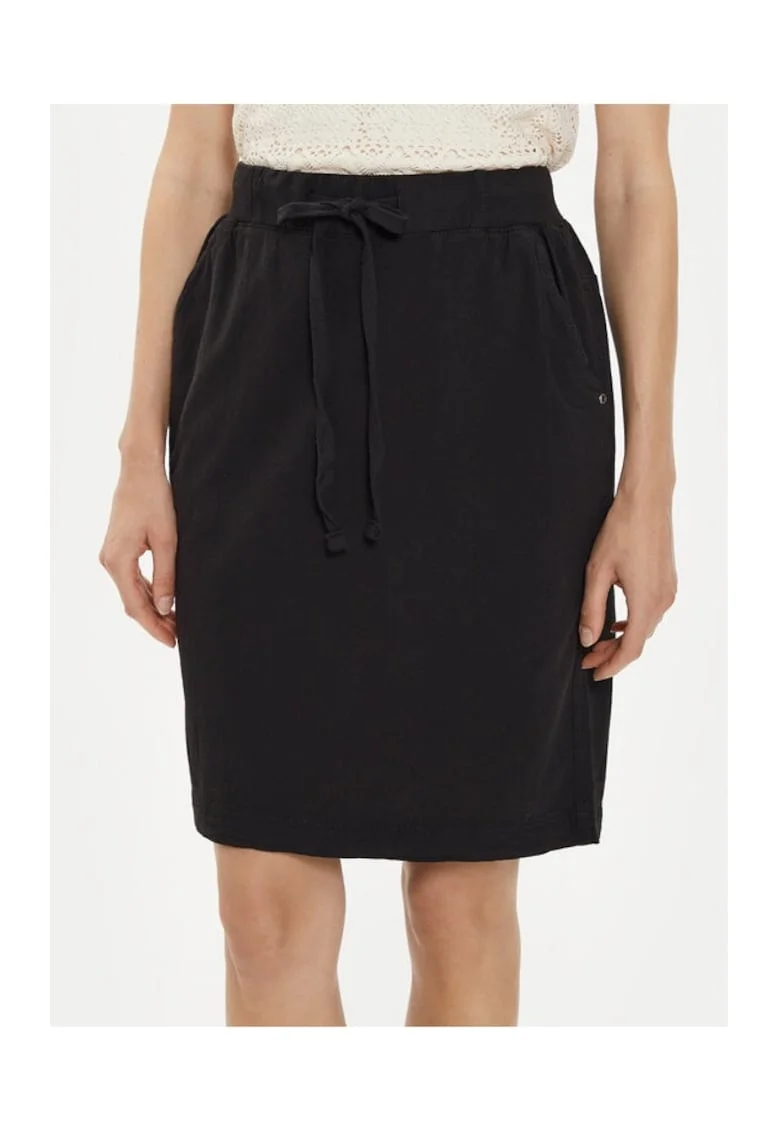 Fusta dama,  104291, Negru, Bumbac
